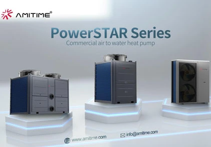 مضخة حرارية تجارية AMITIME: حل شامل لاحتياجات التدفئة والتبريد والماء الساخن